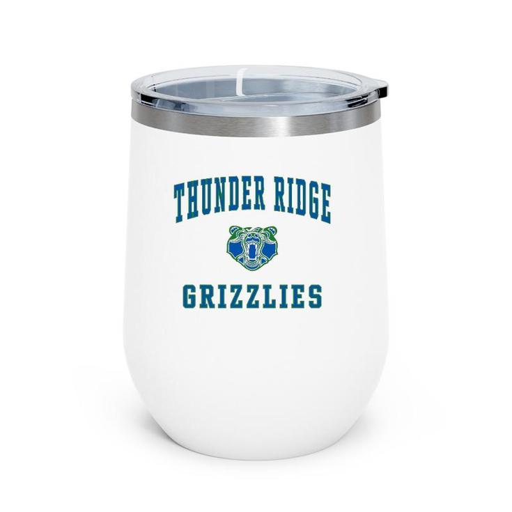 Thunder Ridge High School Grizzlies C1 Ver2 Wine Tumbler