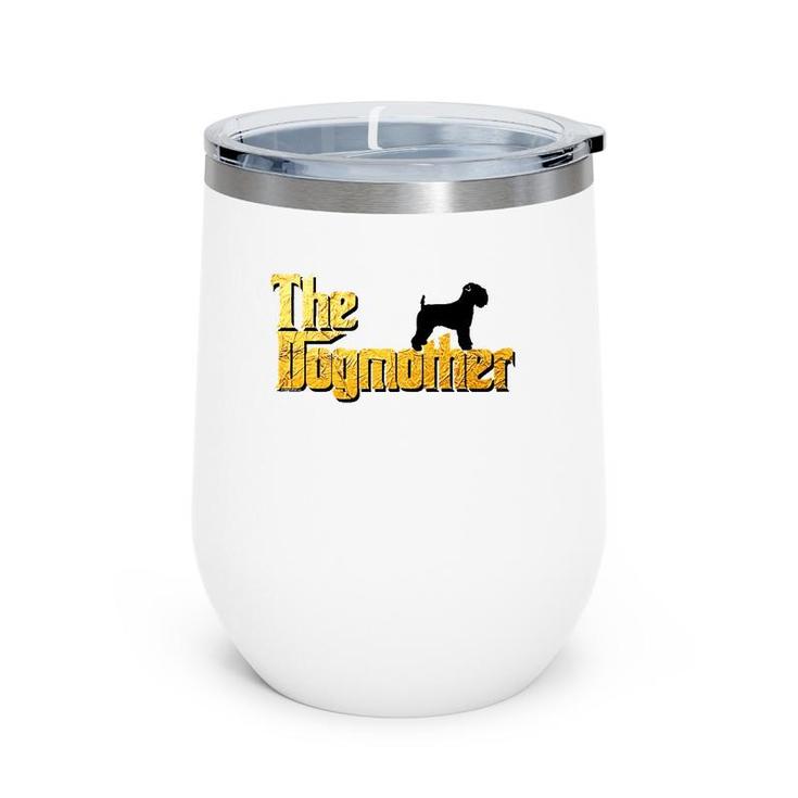 Womens Soft Coated Wheaten Terrier  Dogmother Wine Tumbler