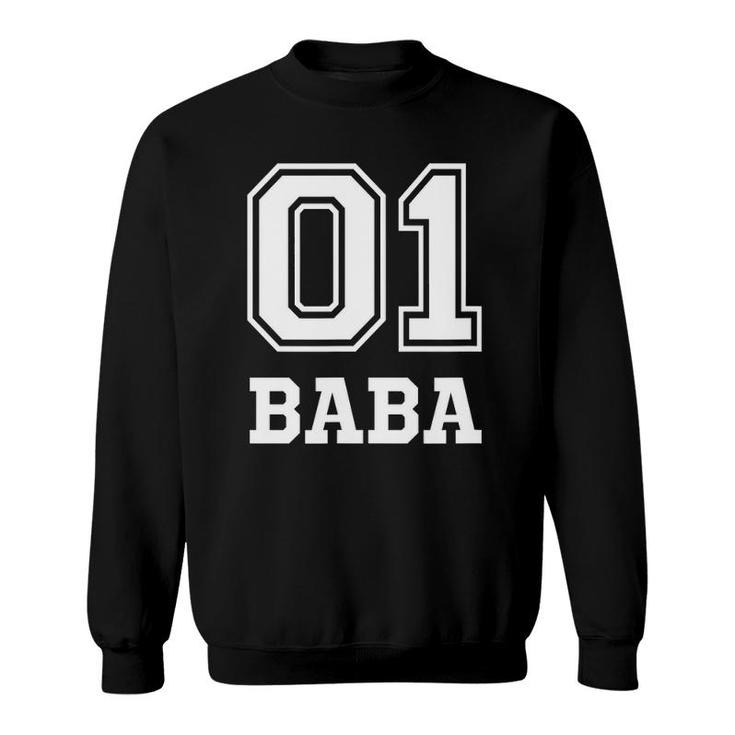 01 Baba Number 1 One Funny Gift Christmas Sweatshirt