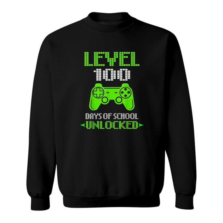100th Day Of School Video Games Sweatshirt