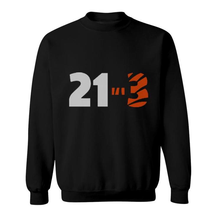 21-3 Long Sleeve Sweatshirt | Mazezy