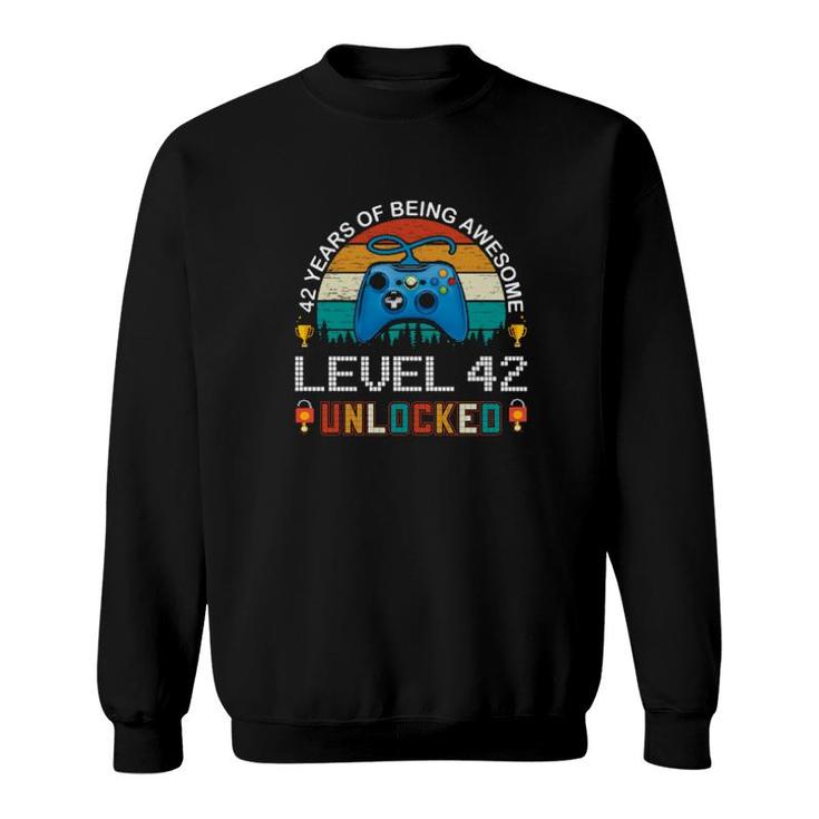 42 Years Of Being Awesome Sweatshirt