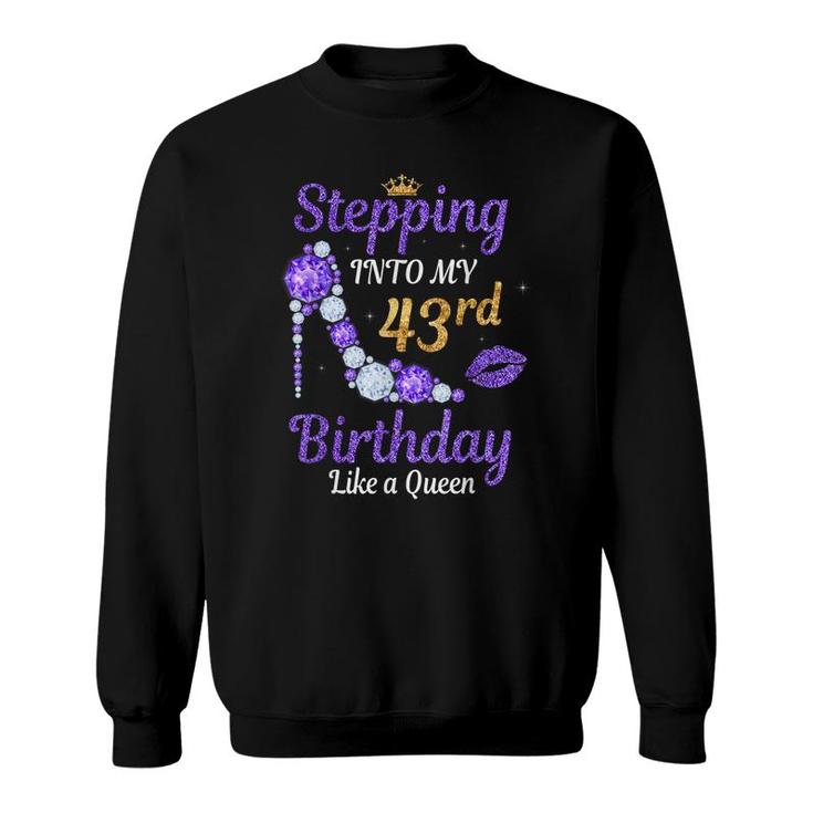 43 Years Old Ladies Lady 43Rd Birthday  Sweatshirt