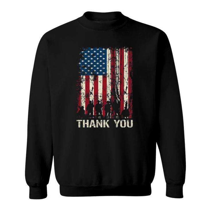 4Th Of July American Flag Independence Day Patriotic Sweatshirt