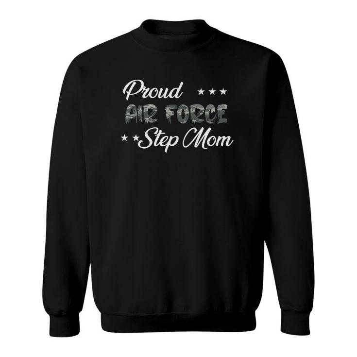 Abu Bold Proud Air Force Step Mom  Sweatshirt