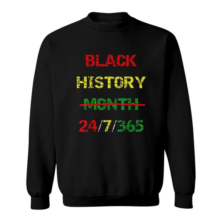 African Melanin Black History Month Black Gift Sweatshirt