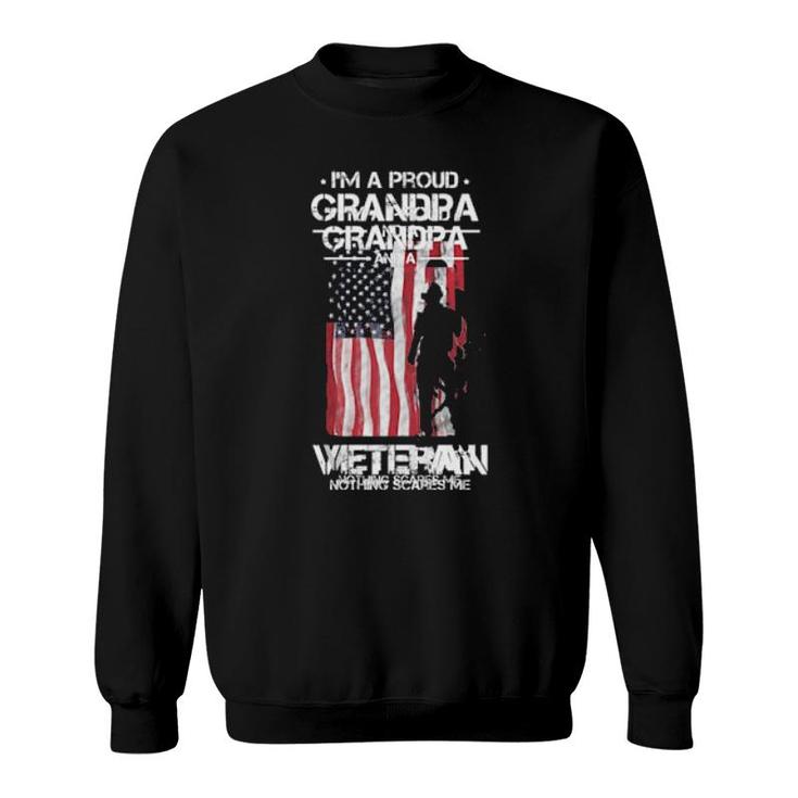 American Flag Us Grandpa Vet Veterans Day  Sweatshirt