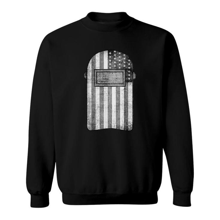 American Welder Us Flag Welding Hood Sweatshirt
