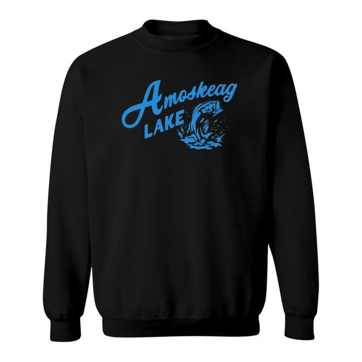 Amoskeag Lake Gift For Fishing Lover Sweatshirt