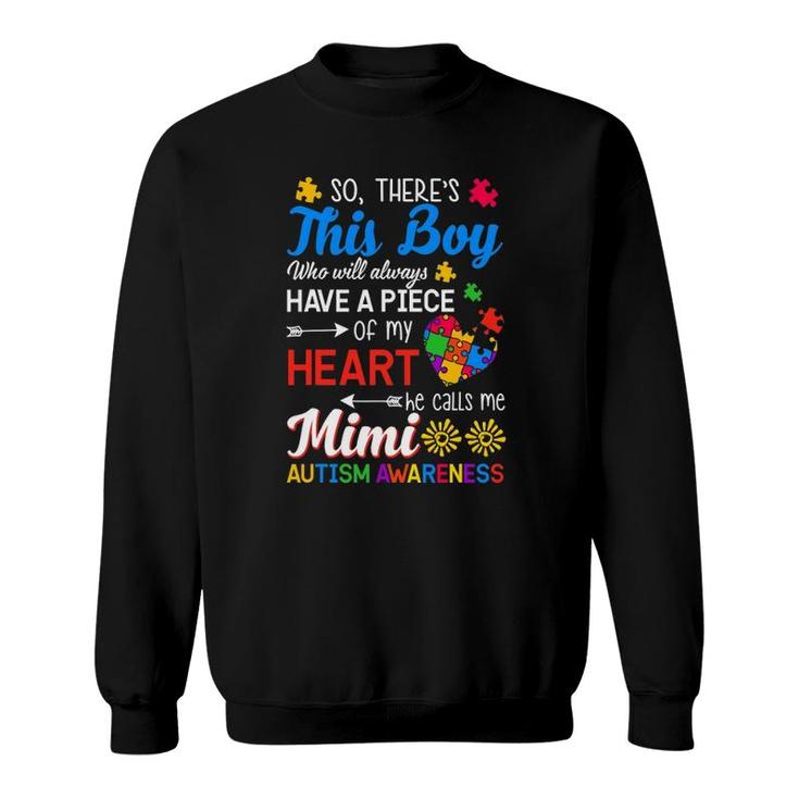 Autism Awareness Grandson Grandma Mimi Gift Sweatshirt