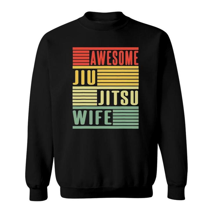 Awesome Jiu Jitsu Wife Sweatshirt