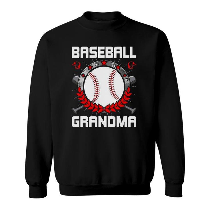 Baseball Grandma Baseball Player Lover Sweatshirt