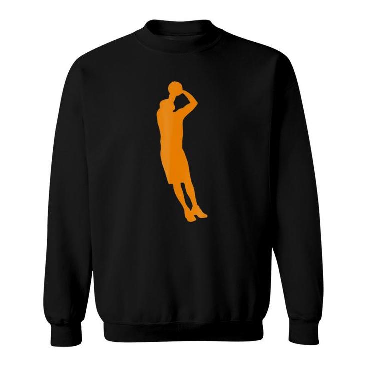 Basketball Jumpshot Graphic Gym Workout Gift Sweatshirt