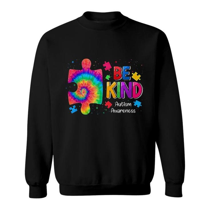 Be Kind Puzzle Pieces Sweatshirt