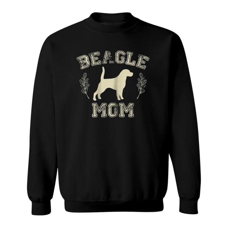 Beagle Mom  Dog Lover Mother's Day Sweatshirt