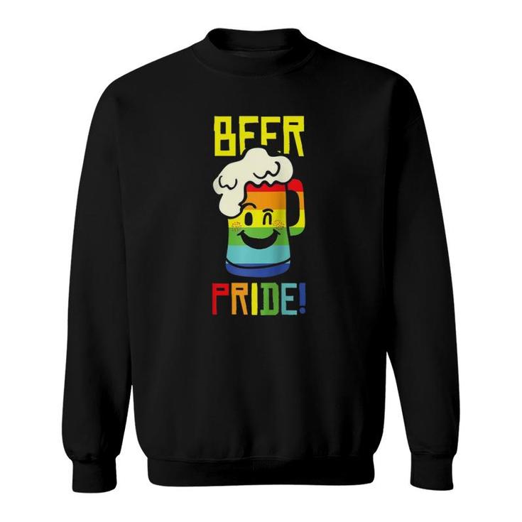 Beer Drinking Lgbt-Q Rainbow Cool Gift Raglan Baseball Tee Sweatshirt