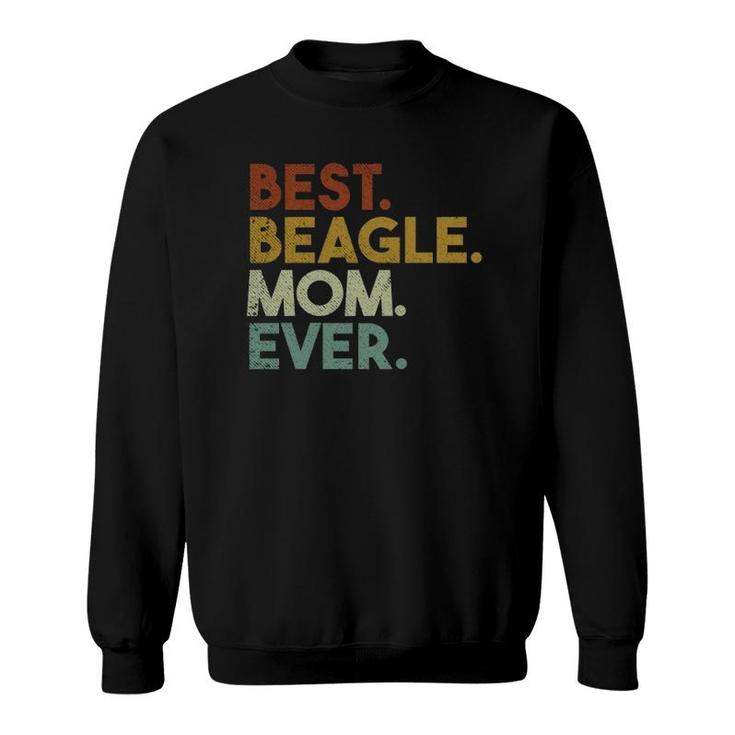 Best Beagle Mom Ever Retro Sweatshirt