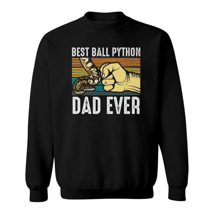 Best Dad Ball Python Owner Gift Snake Lover Sweatshirt