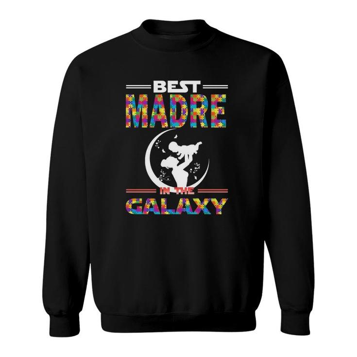 Best Madre In The Galaxy Mother And Son Color Puzzle Version Sweatshirt