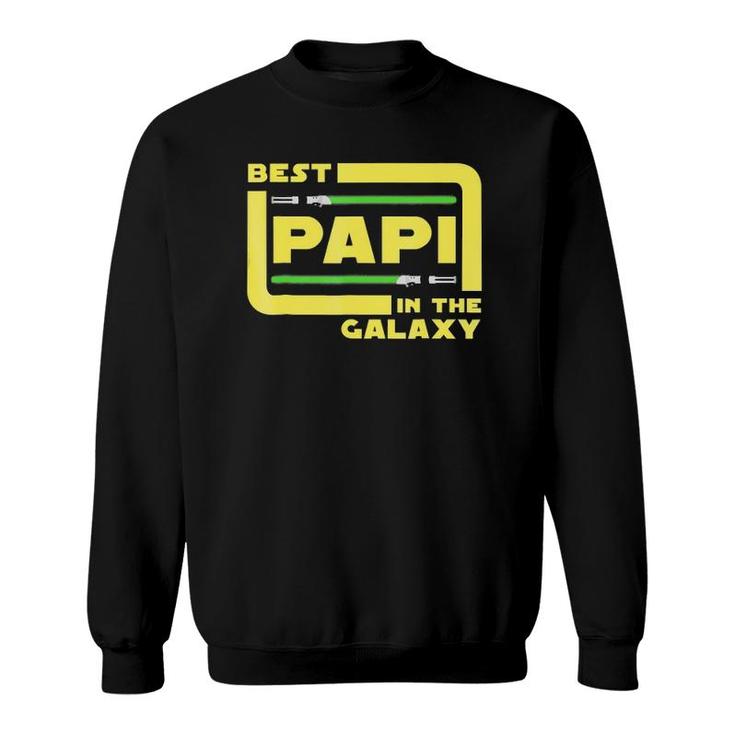 Best Papi In The Galaxy Father's Day Funny Dads Sweatshirt