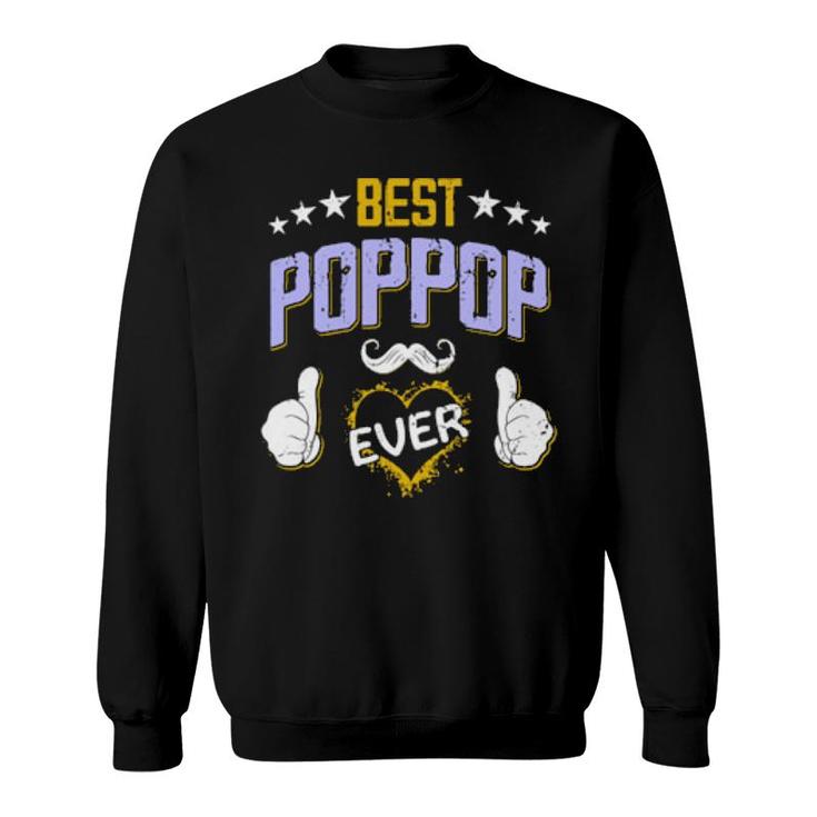 Best Poppop Ever Personalized Grandpa  Sweatshirt