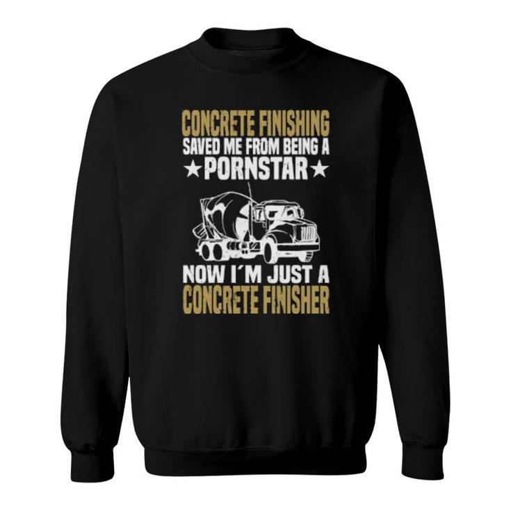 Betonbauer Betonfertiger Bauarbeiter Arbeiter Zement Langarm Sweatshirt
