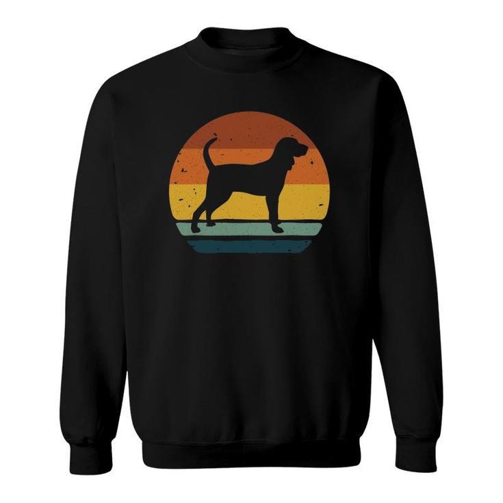 Black And Tan Coonhound Vintage Retro Dog Mom Dad Gift Sweatshirt