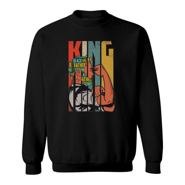 Black Father Lives Matter Dope Black Dad King Father's Day Sweatshirt