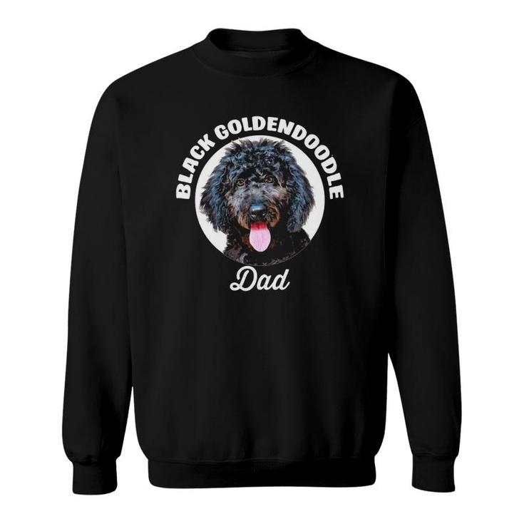 Black Goldendoodle Dog Dad Pet Lover Sweatshirt