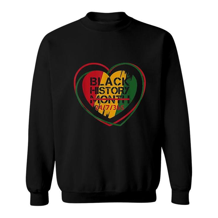 Black History Month African Melanin Black Pride Sweatshirt