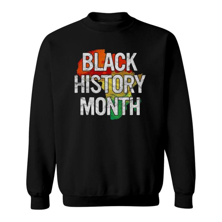 Black History Month Gift Black Pride Proud African American Sweatshirt