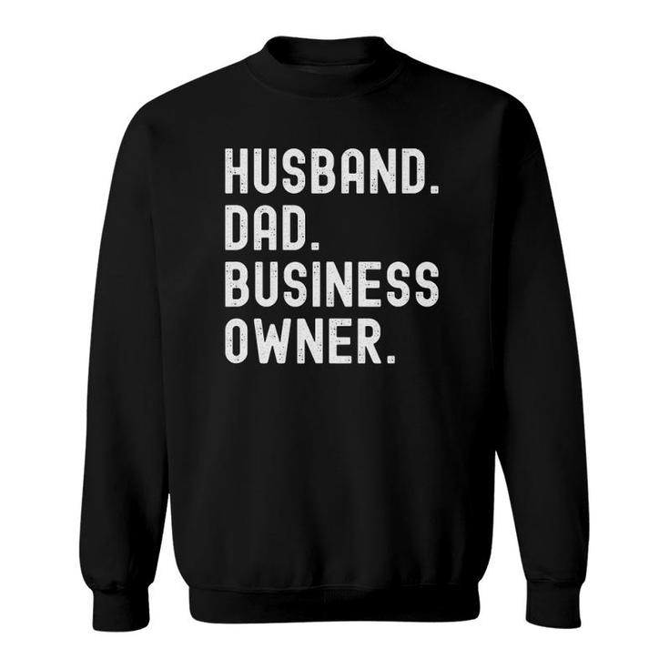 Black Husband Dad Business Owner Ceo Entrepreneur Men Sweatshirt