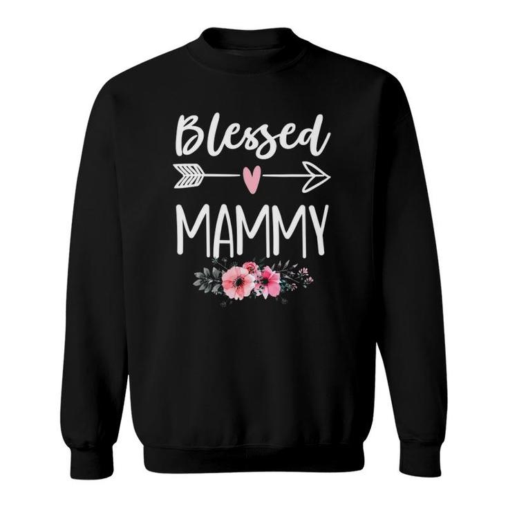 Blessed Mammy Floral Mother's Day Gift Sweatshirt