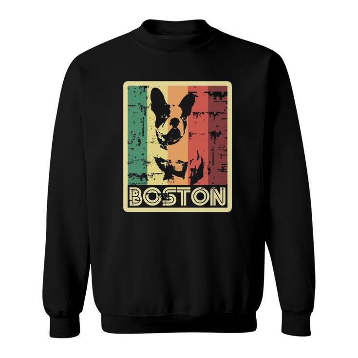 Boston Terrier  For Small Dog Lovers - Boston Art Sweatshirt