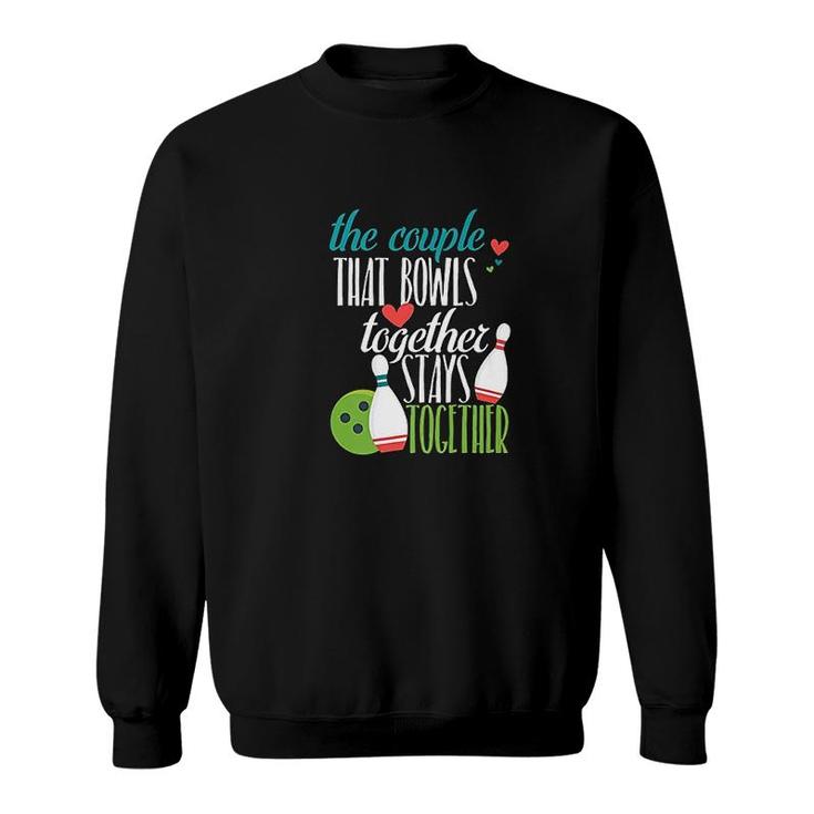 Bowler Gift Couples Bowling League Bowl Sweatshirt