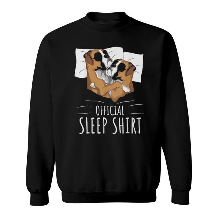Boxer Dog Official Sleep Sweatshirt