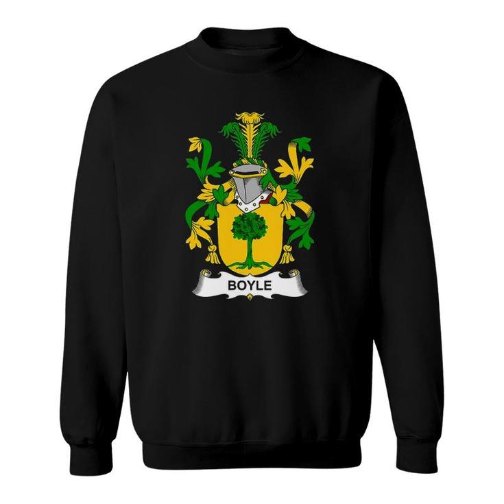 Boyle Coat Of Arms Family Crest Sweatshirt
