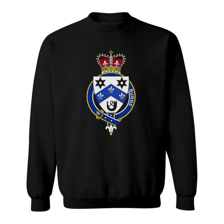 Burns Coat Of Arms Family Crest Sweatshirt