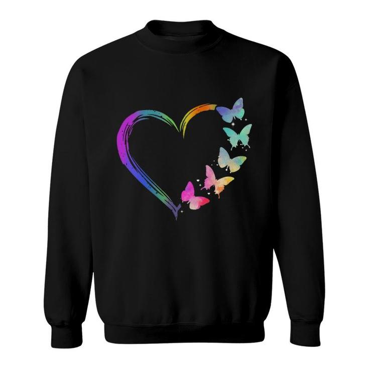 Butterfly Heart Sweatshirt