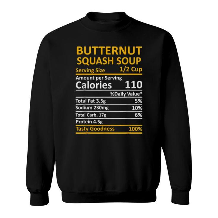 Butternut Squash Soup Nutrition Family Matching Thanksgiving  Sweatshirt