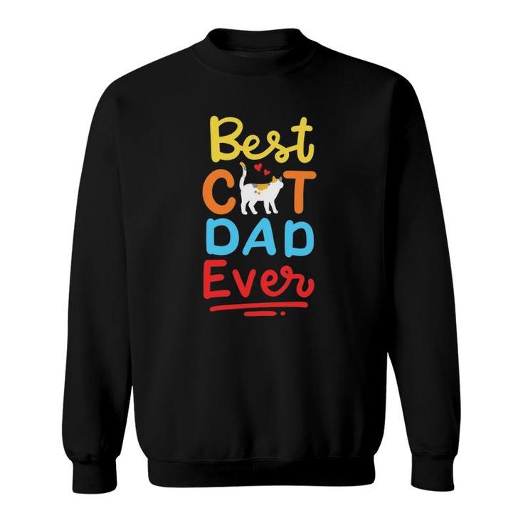 Cat Dad Daddy Father's Day Sweatshirt