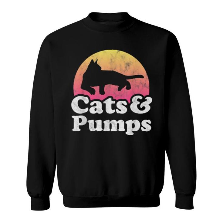 Cats And Pumps's Or's Cat And Pump Shoes  Sweatshirt