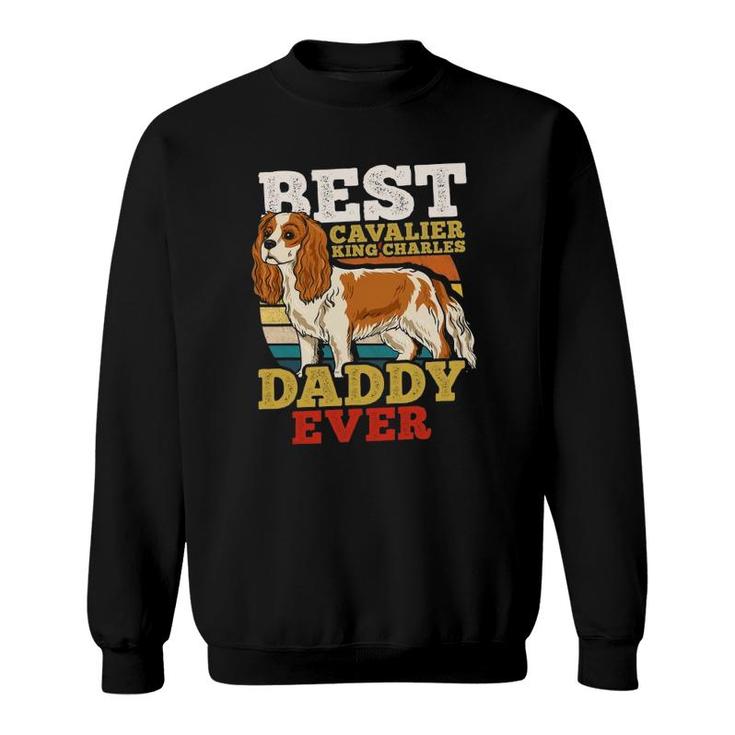 Cavalier King Charles Dad Retro Sweatshirt