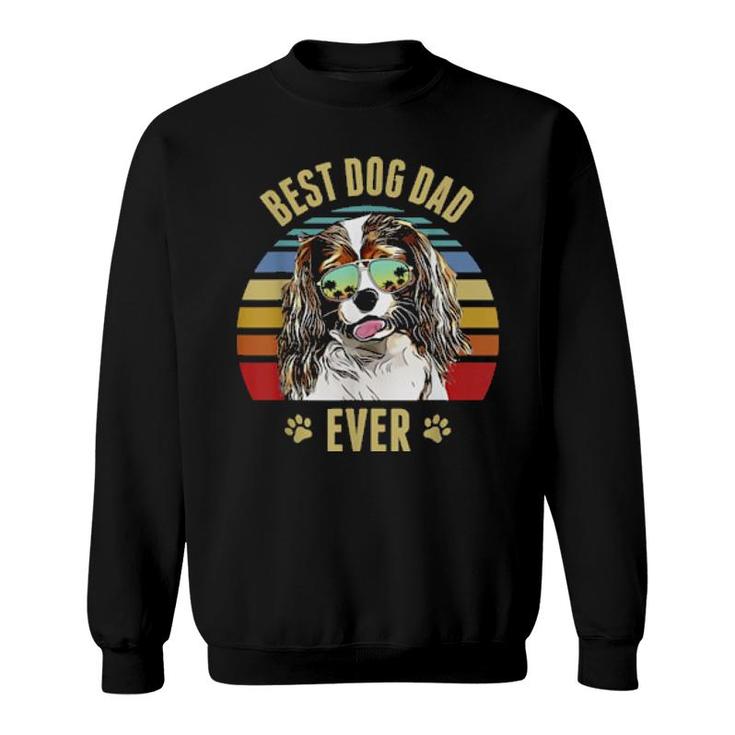 Cavalier King Charles Spaniel Best Dog Dad Ever Beach Vibe  Sweatshirt