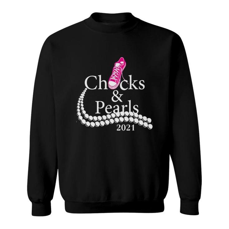 Chucks And Pearls 2021 Parody Sweatshirt