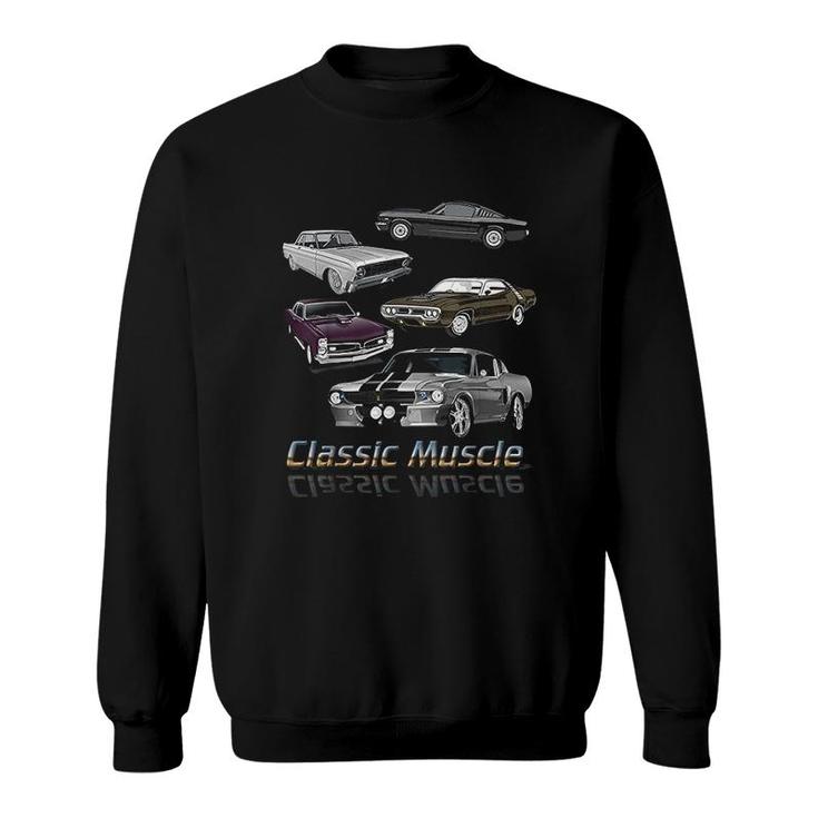 Classic American Muscle Cars Sweatshirt
