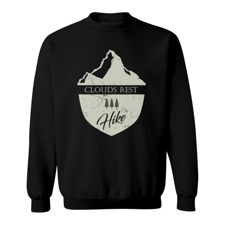 Clouds Rest California Hiking With Mountain Sweatshirt