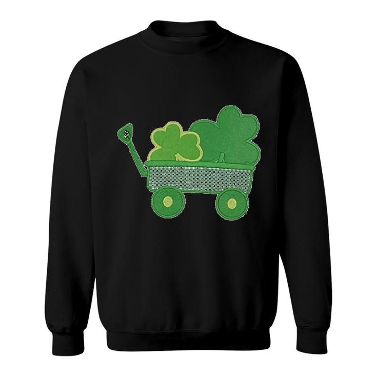 Clover Patch Wagon St Patricks Day Sweatshirt
