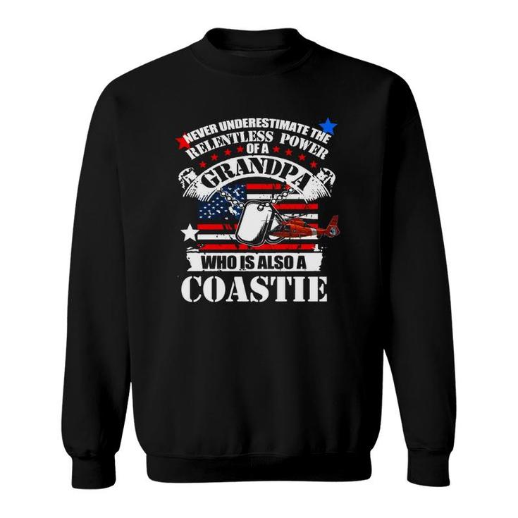 Coast Guard Grandpa Gift Sweatshirt
