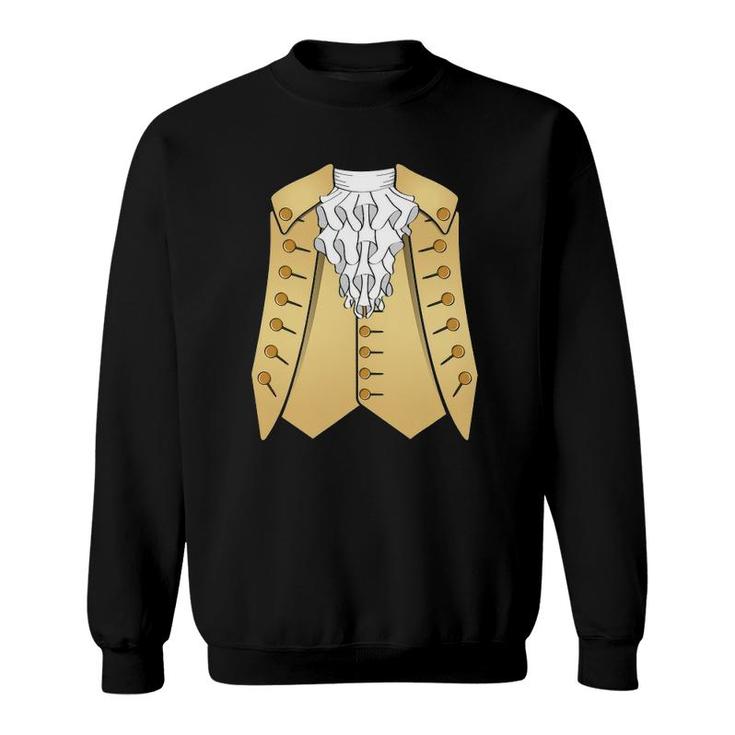 Colonial 18Th Century Historic America Aristocrat Costume Sweatshirt